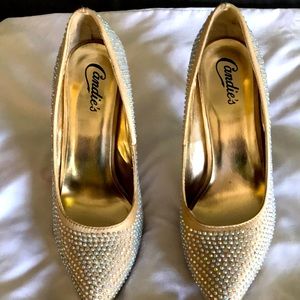 Stilettos Candie diamanté’s heels